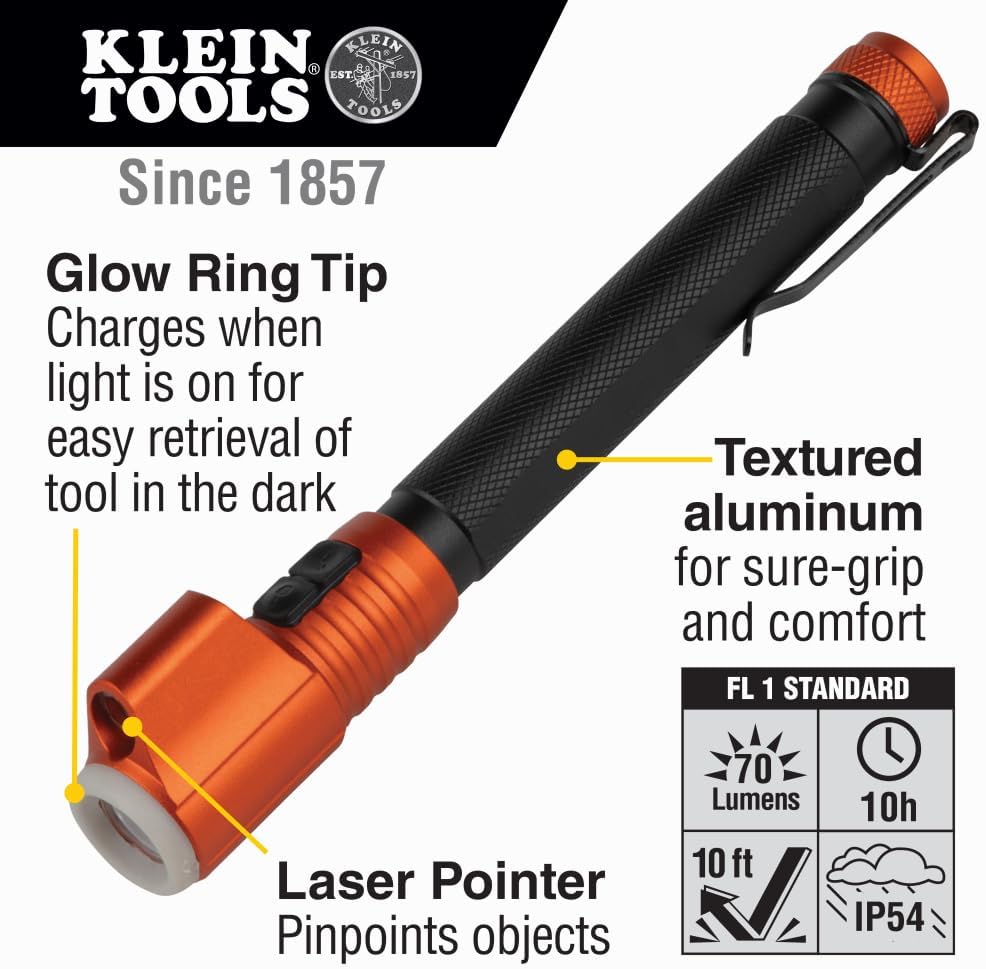 Klein Tools 56026R -Professional Flashlight Penlight