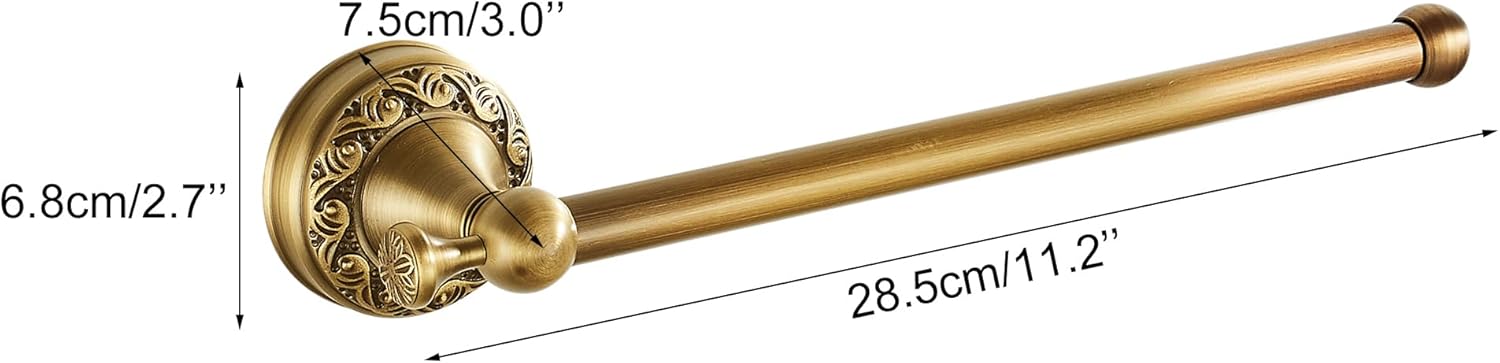 Heavy Duty Towel Bar Rustproof Brass Towel Holder