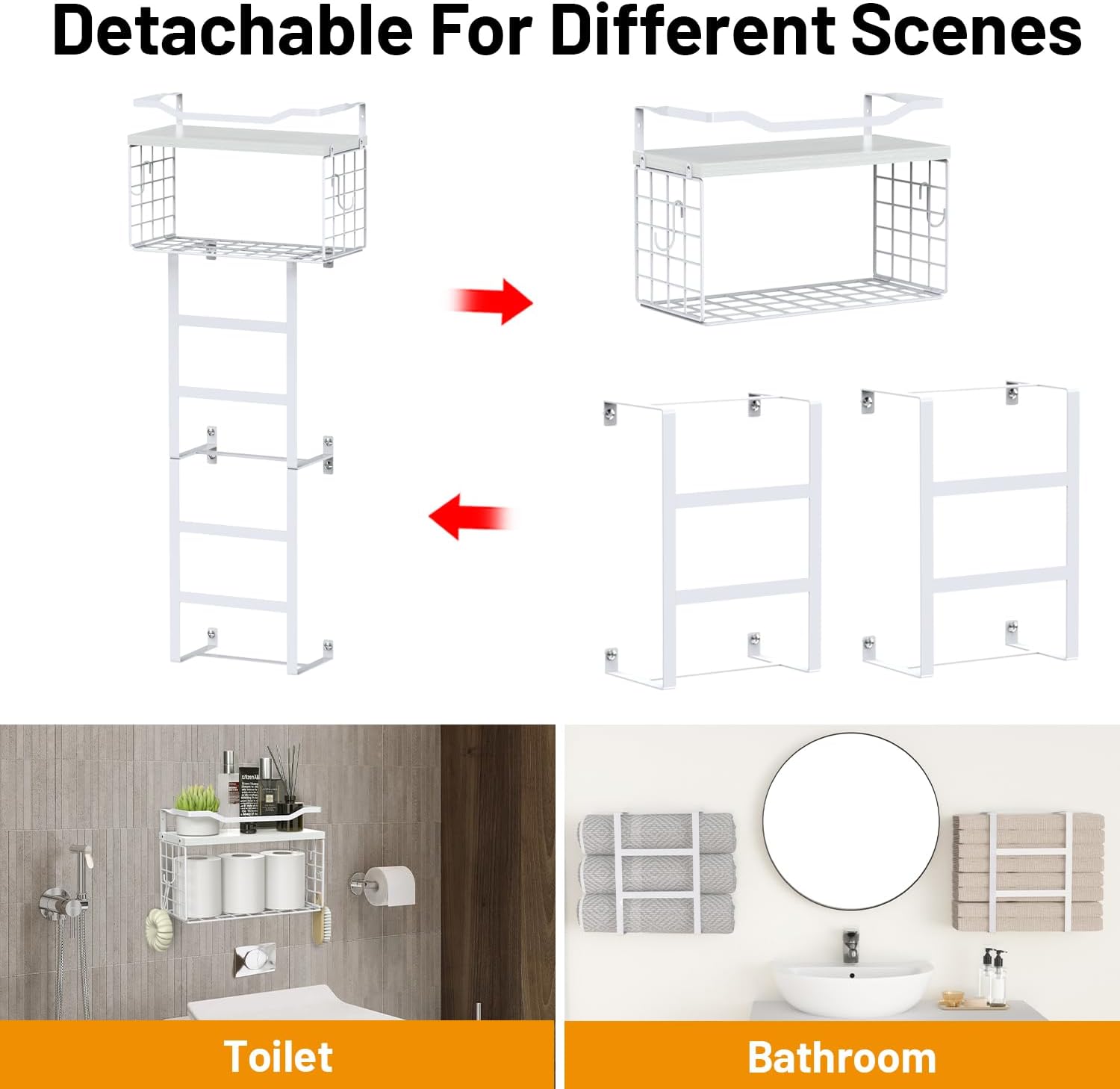 Perfect 34inch Towel Rack for Bathroom Storage