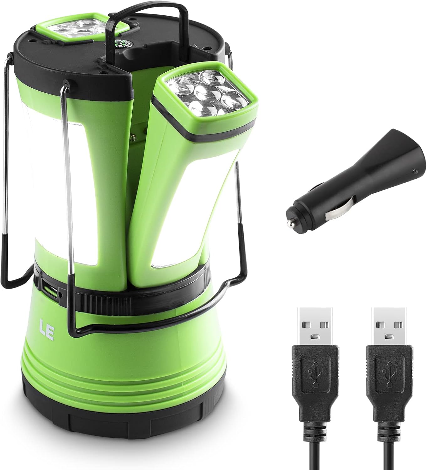 LED Camping Lantern Rechargeable 600LM Detachable Flashlight Camping Essentials