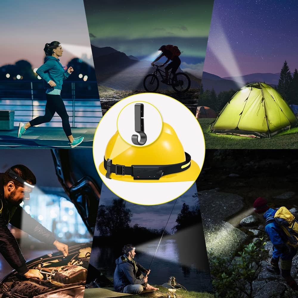 Perfect Rechargeable Headlamp Set for Adults - 230 Wide Beam