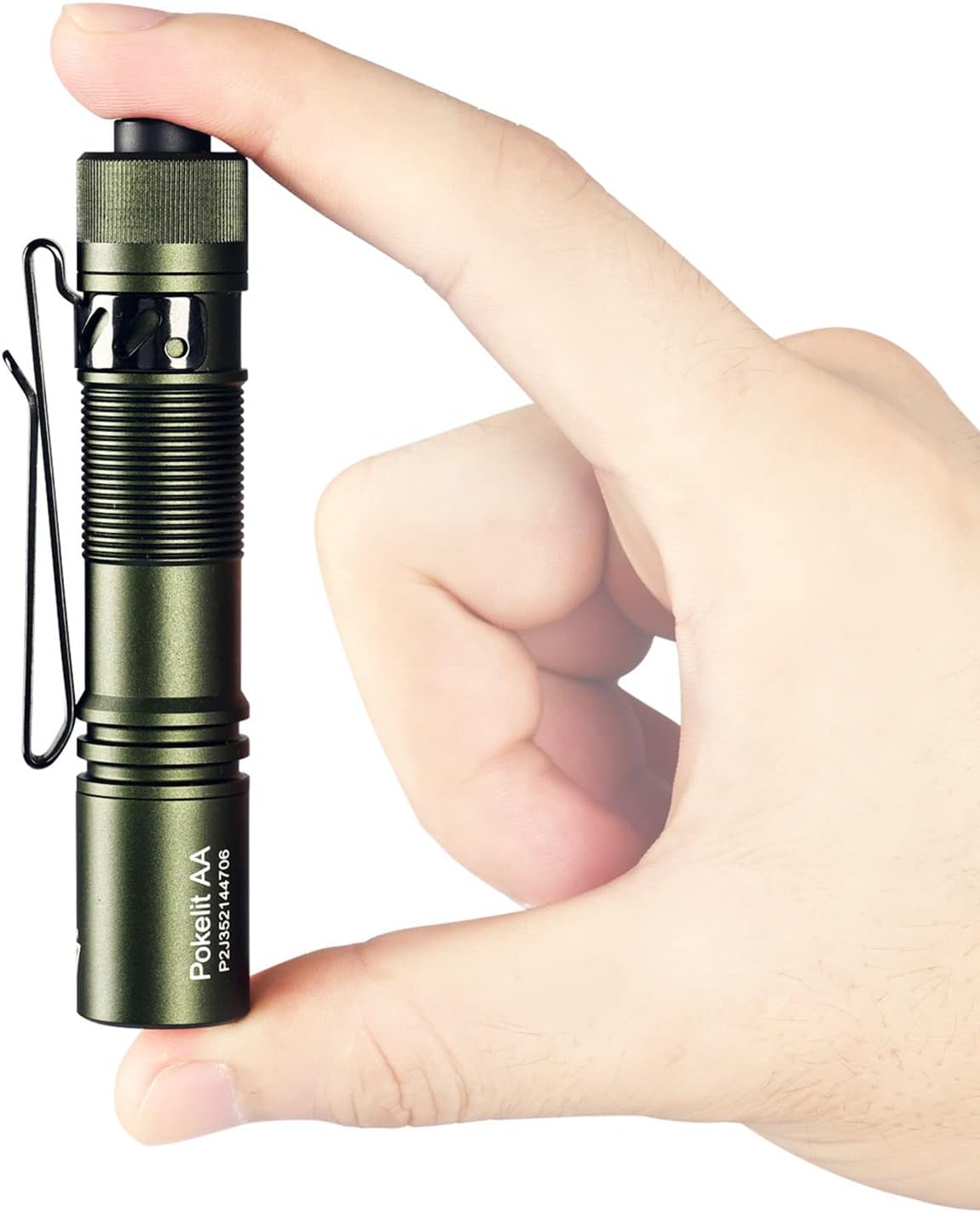 Rechargeable Mini Flashlight with Clip - 550 High Lumens