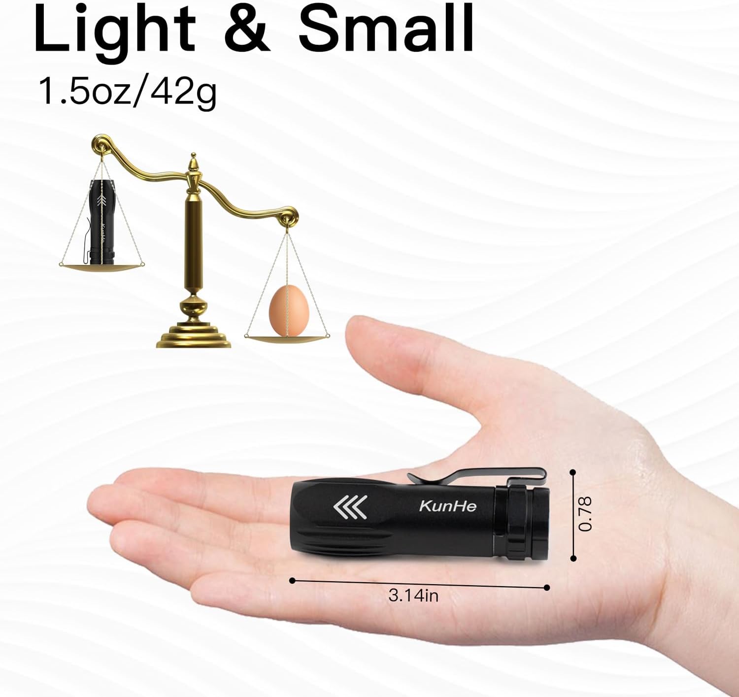 Powerful Portable Rechargeable Flashlight