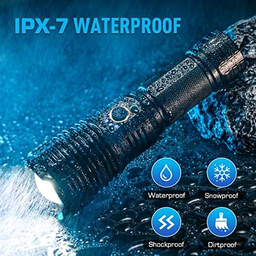 Sinvimes 5-in-1 Rechargeable Flashlight