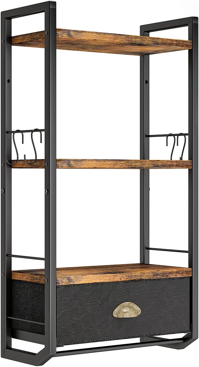 Wall-Mounted Bathroom Towel Organizer 3 Tier