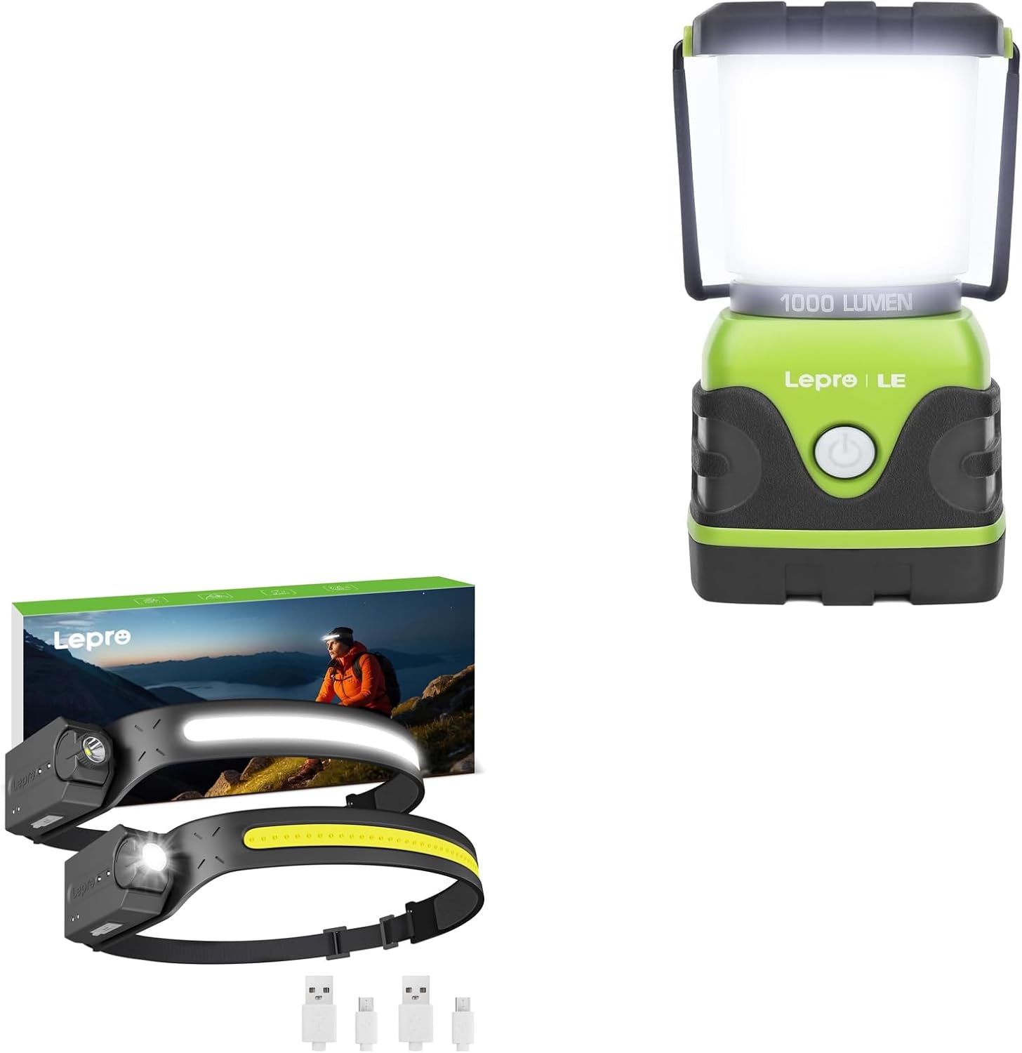 1000LM LED Camping Lantern Adjustable Spotlights 230 Beam Waterproof Easy to Use