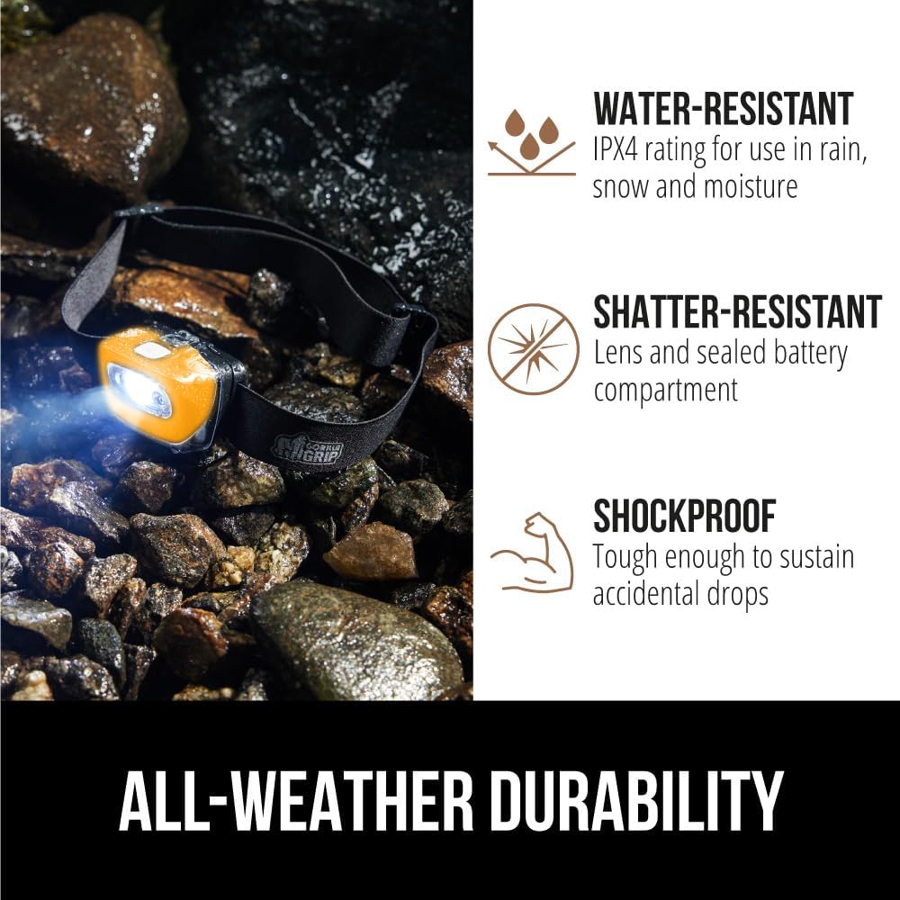 Gorilla Grip Ultra Bright Headlamp