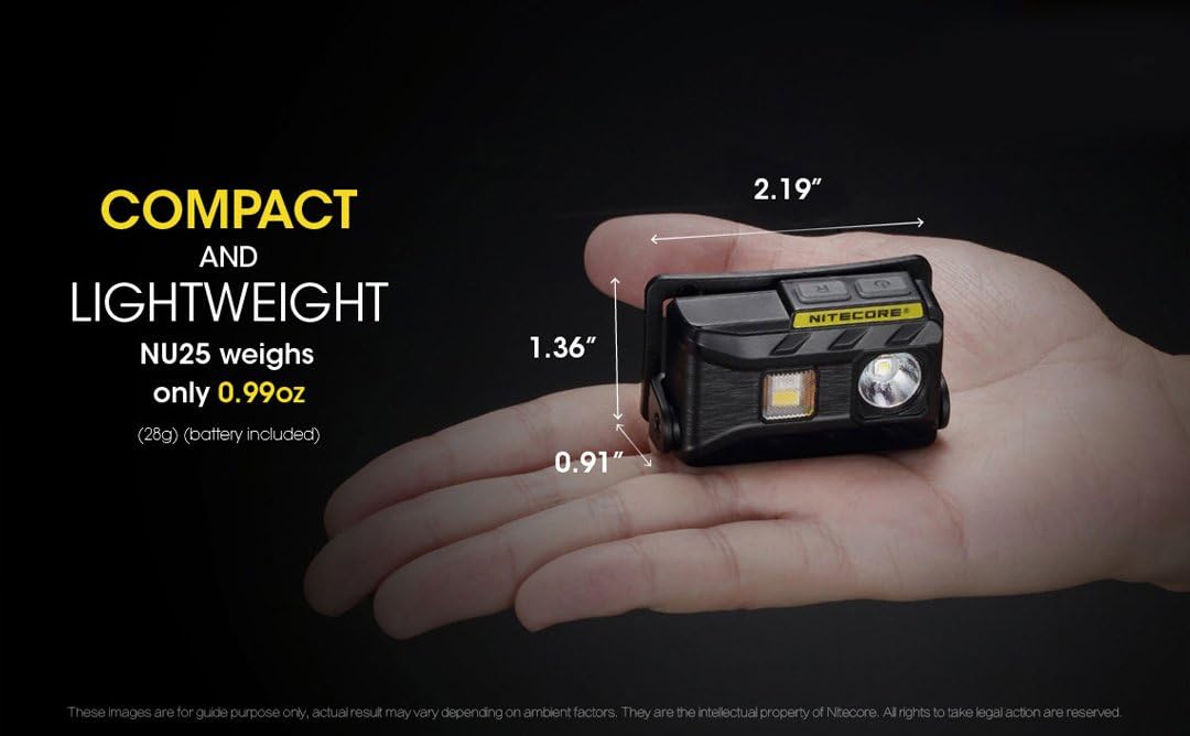 Nitecore NU25 360 LM Bright Portable Headlamp