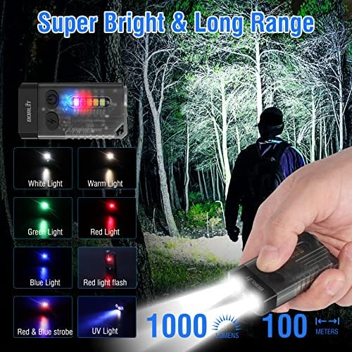 Compact UV Flashlight with 1000LM Brightness