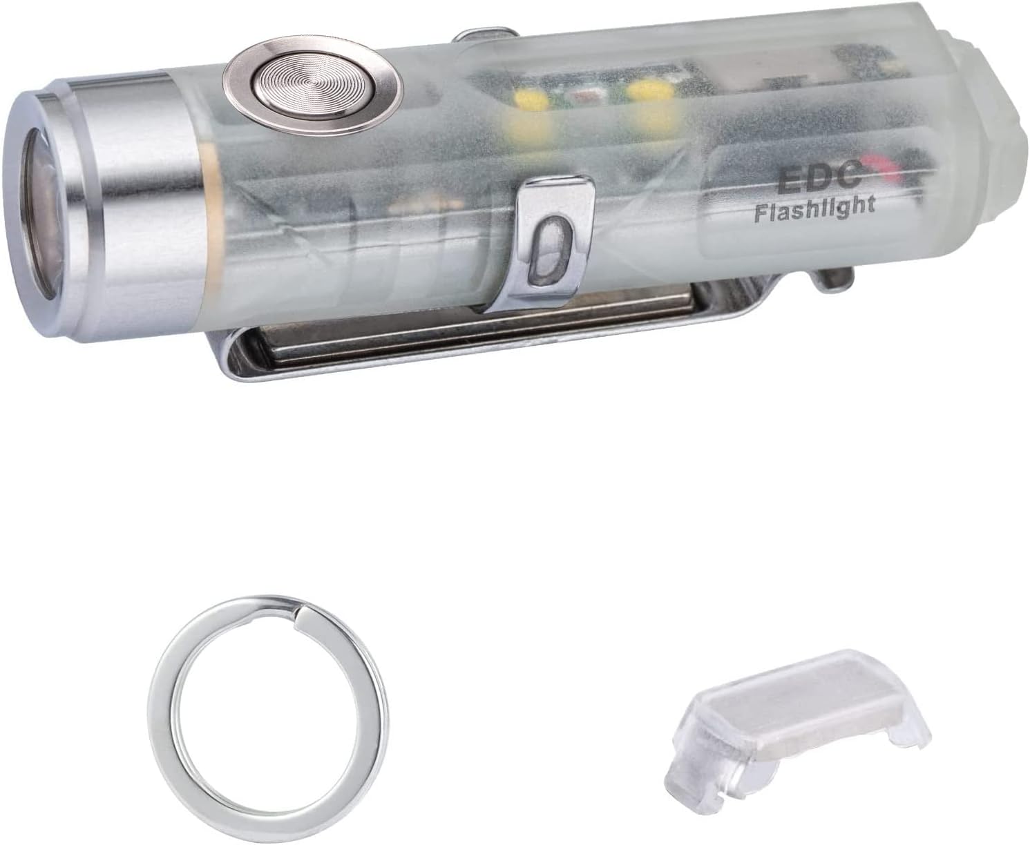 Rovy Von Aurora A5 G4 Rechargeable EDC Flashlight with Magnetic Clip