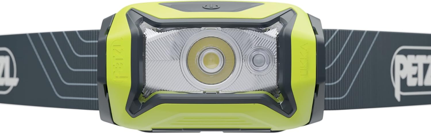 PETZL Tikka Headlamp - 350 Lumen Light with Red Lighting for Hiking Camping