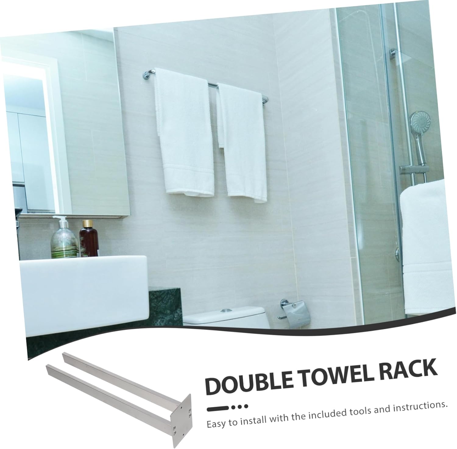 Luxshiny 304 Stainless Steel Towel Holder