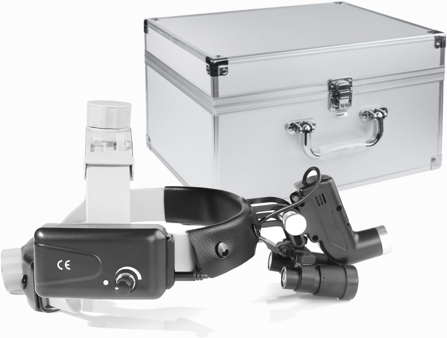 5W LED Headlamp for Loupes with Adjustable Headband and Magnifying Frames