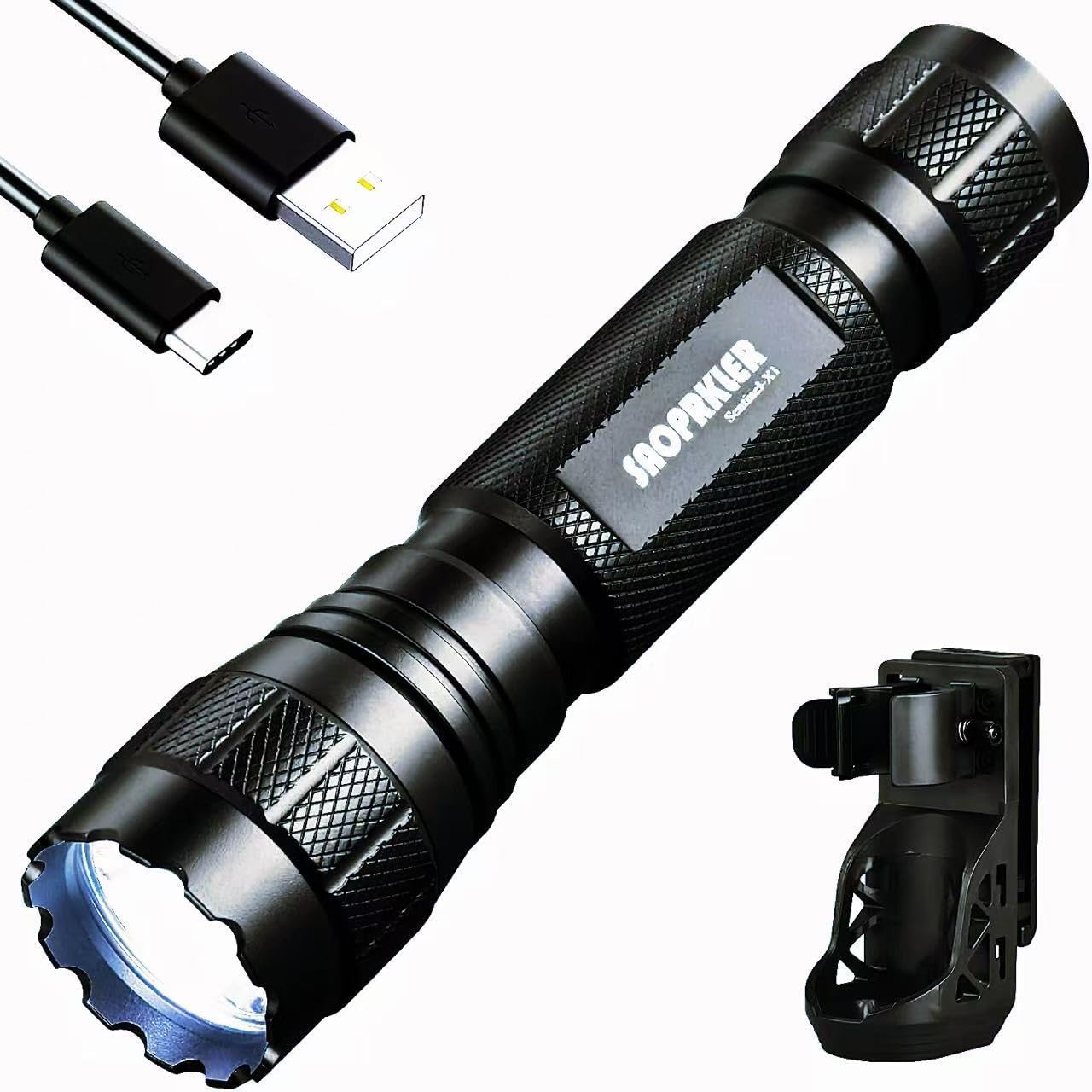 Tactical Flashlight with holster