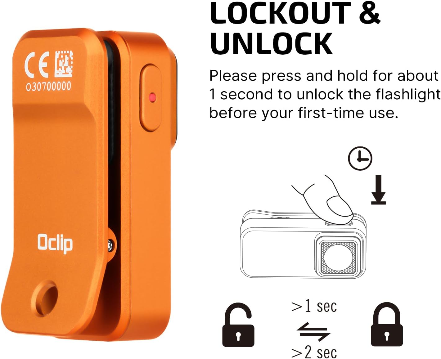 Powerful Dual Source EDC Flashlight Rechargeable Magnetic Clip