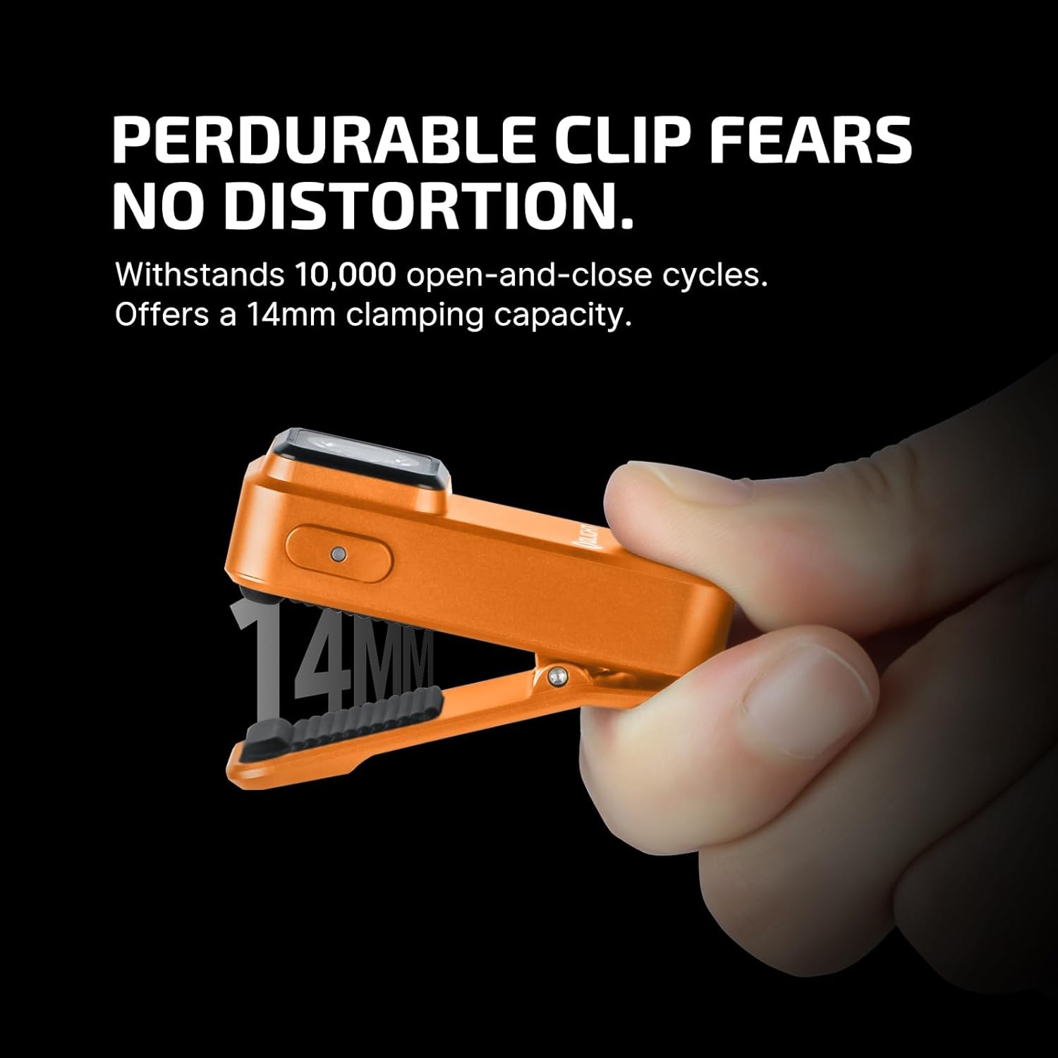 Powerful Dual Source EDC Flashlight Rechargeable Magnetic Clip