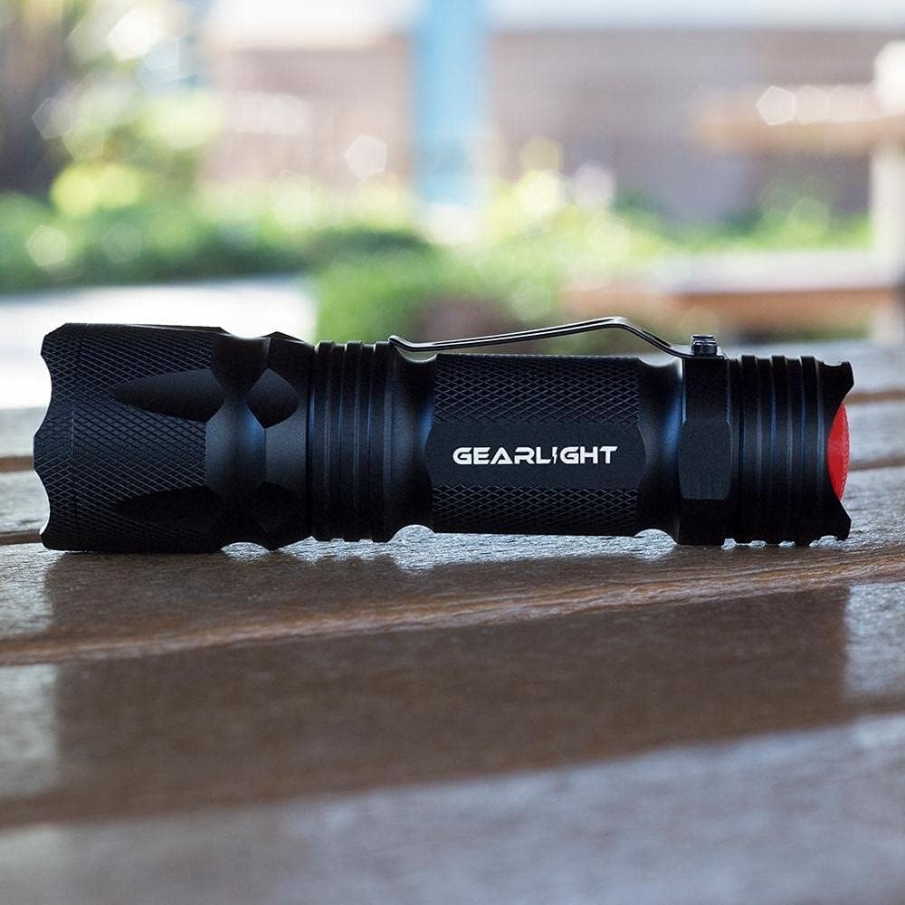 GearLight M3 Two-Battery LED Flashlight Compact tactical