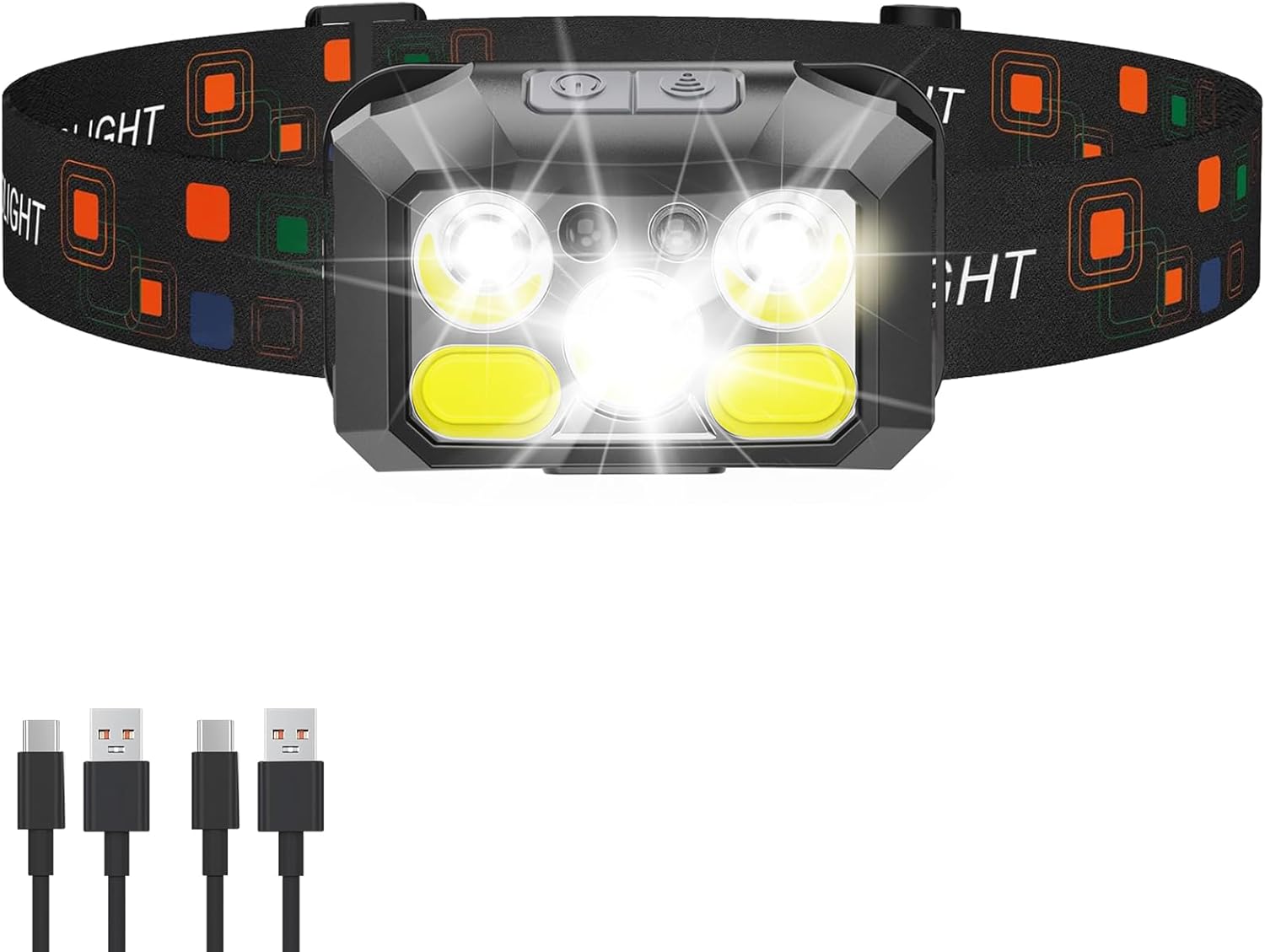 1200 Lumens - Rechargeable LED Headlamp