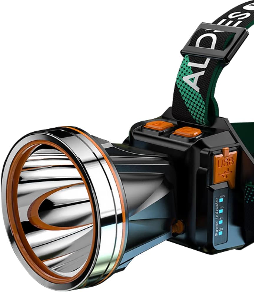 High-Power Rechargeable IPSC Waterproof Portable Headlamp