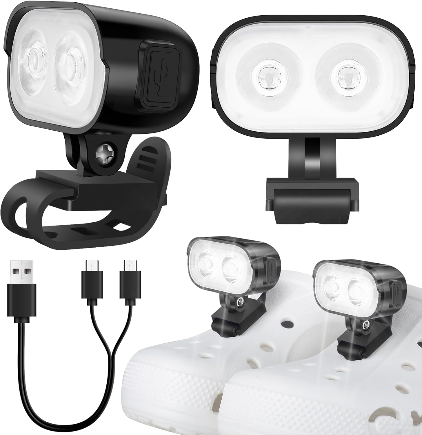 Bright Durable and Stylish Annbest Croc Headlights for Kids and Adults
