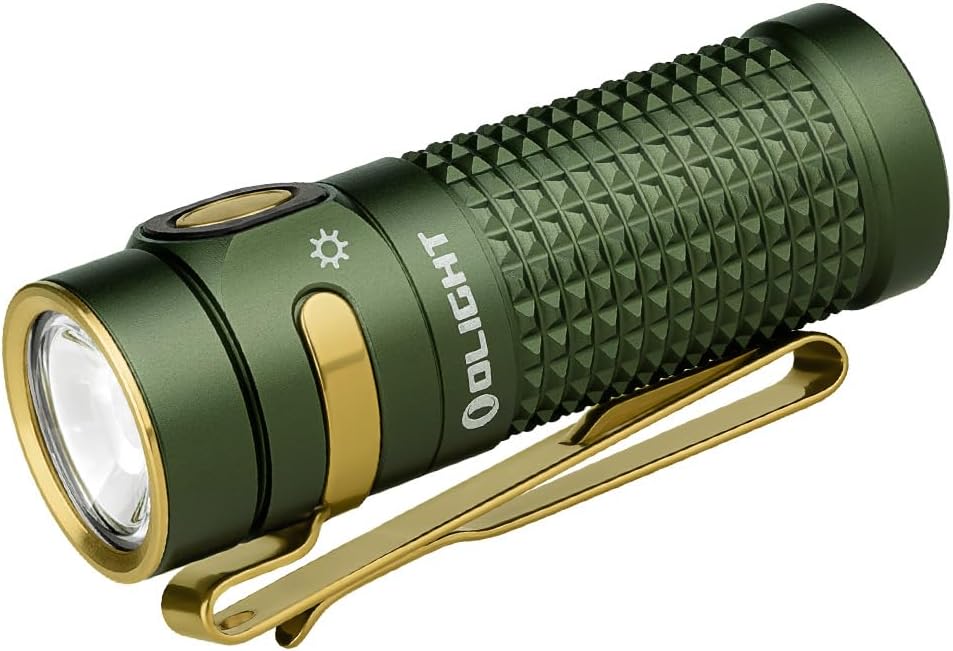 1300 Lumens Rechargeable EDC Flashlight waterproof for emergencies and daily use