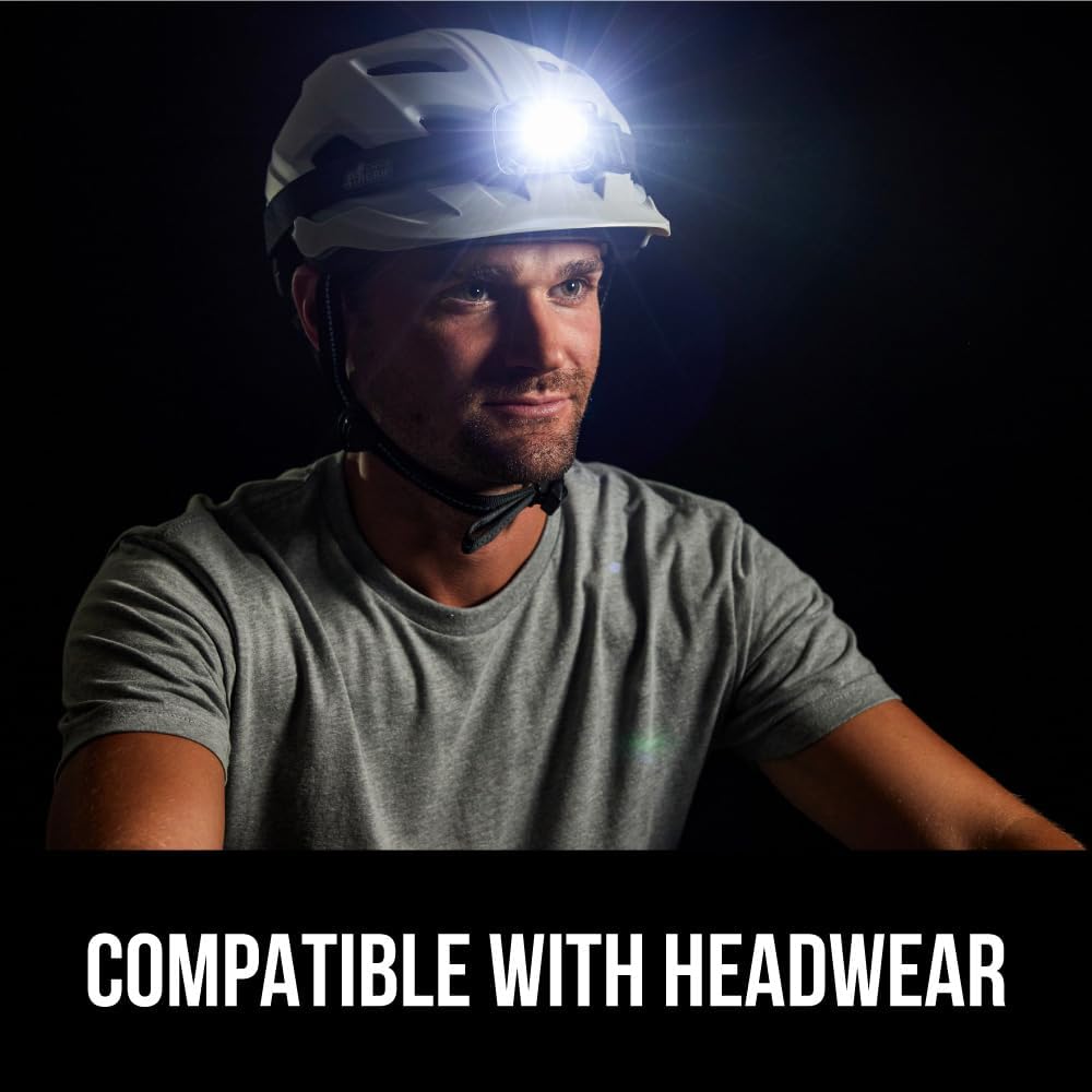 Gorilla Grip Ultra-Bright Black Headlamp