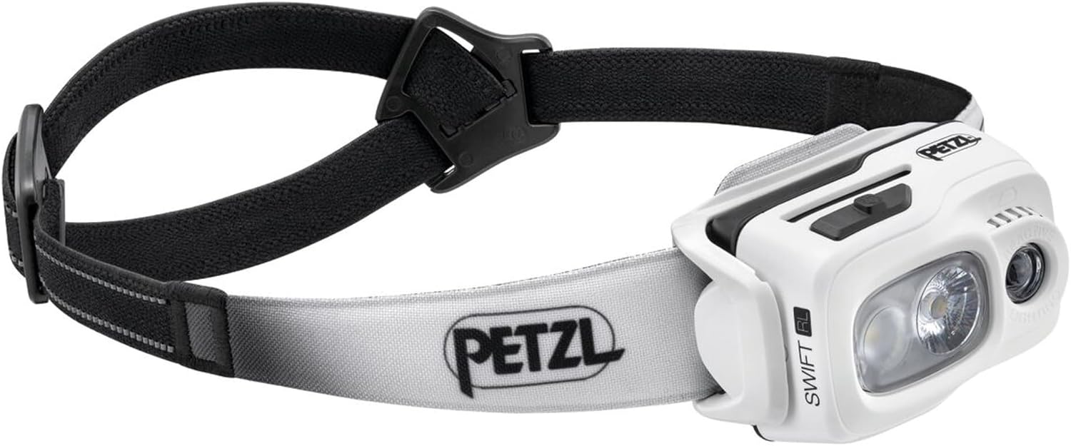 PETZL Swift RL Headlamp White 1100 Lumens with Reactive Lighting