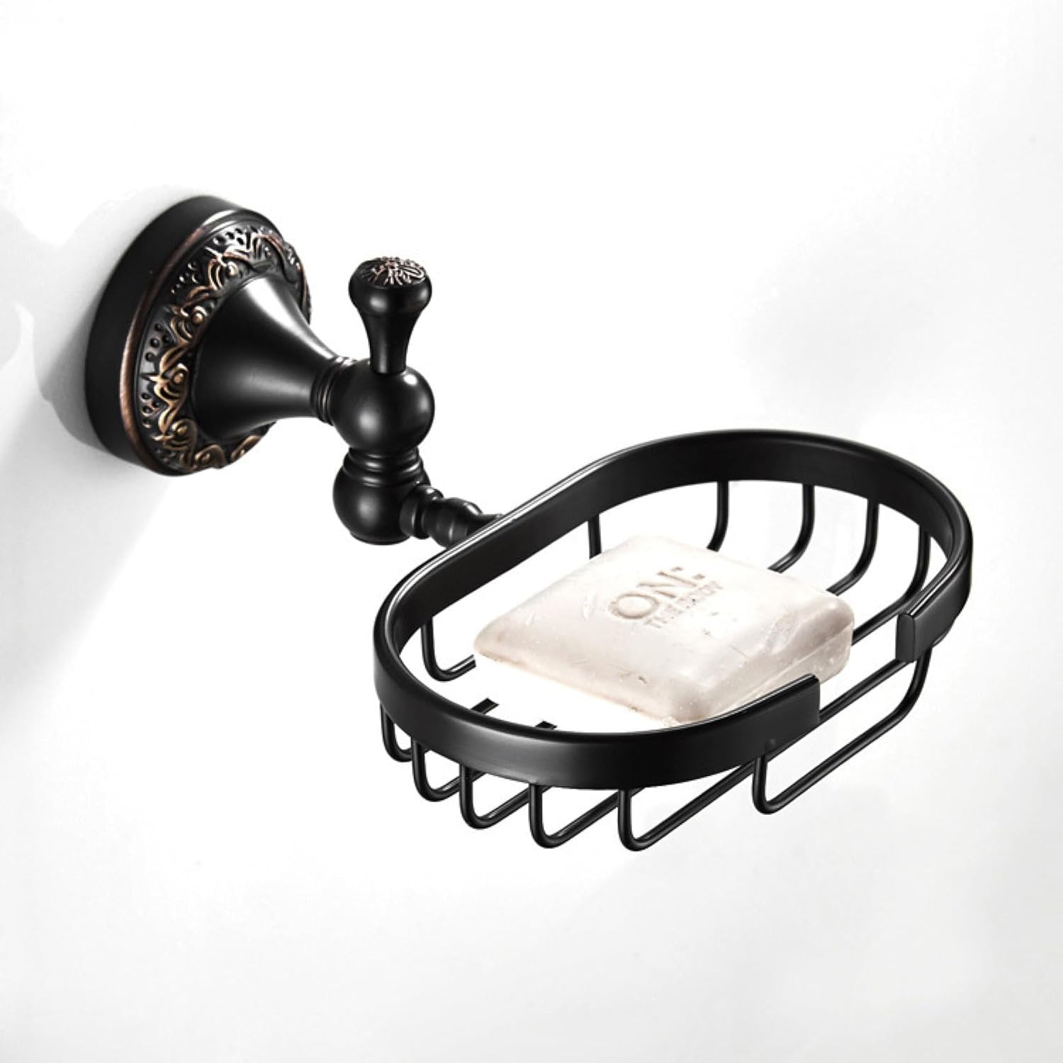 Stylish Black Danube Copper Towel Rack Space-Saving Bathroom hardware