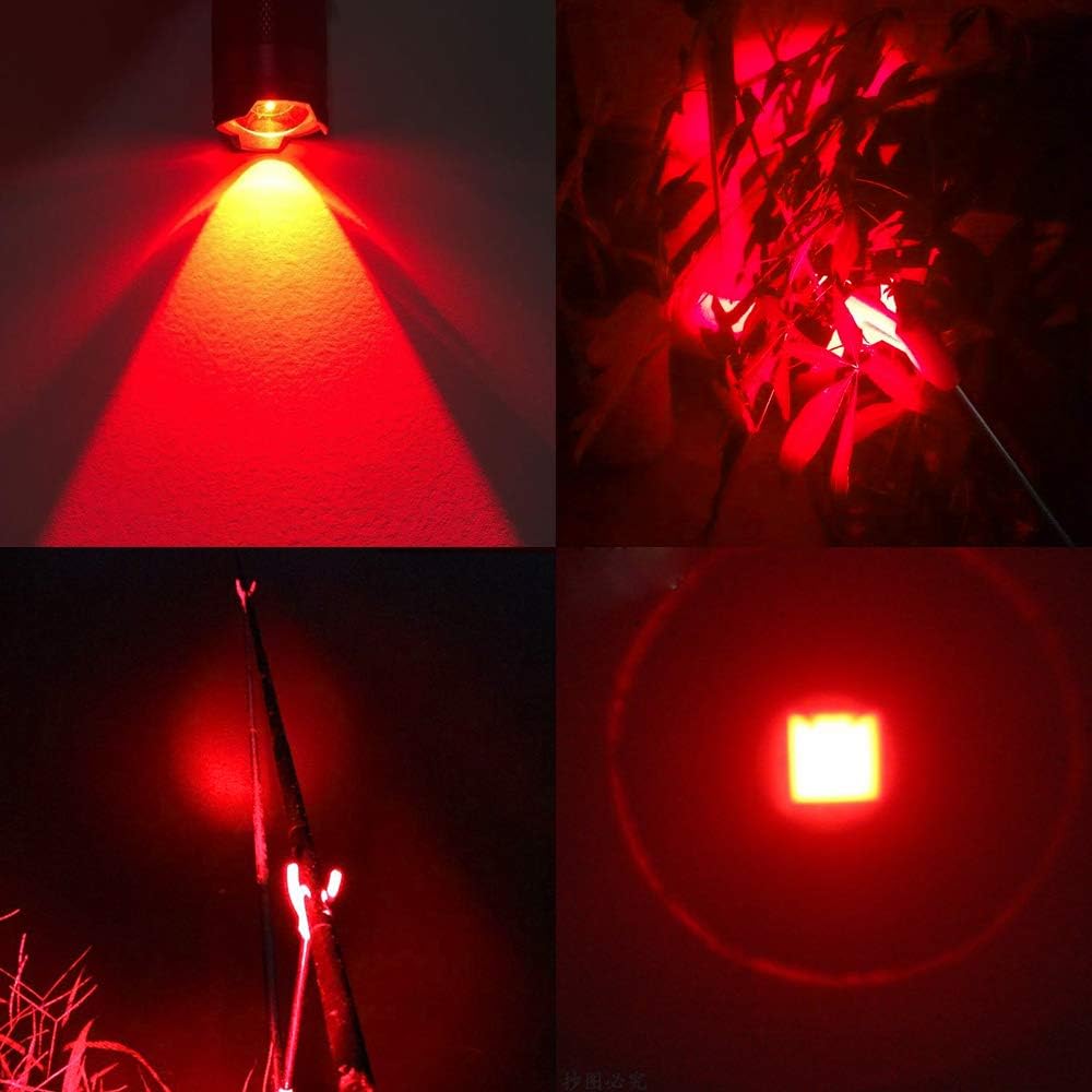 Red Hunting Flashlight Set