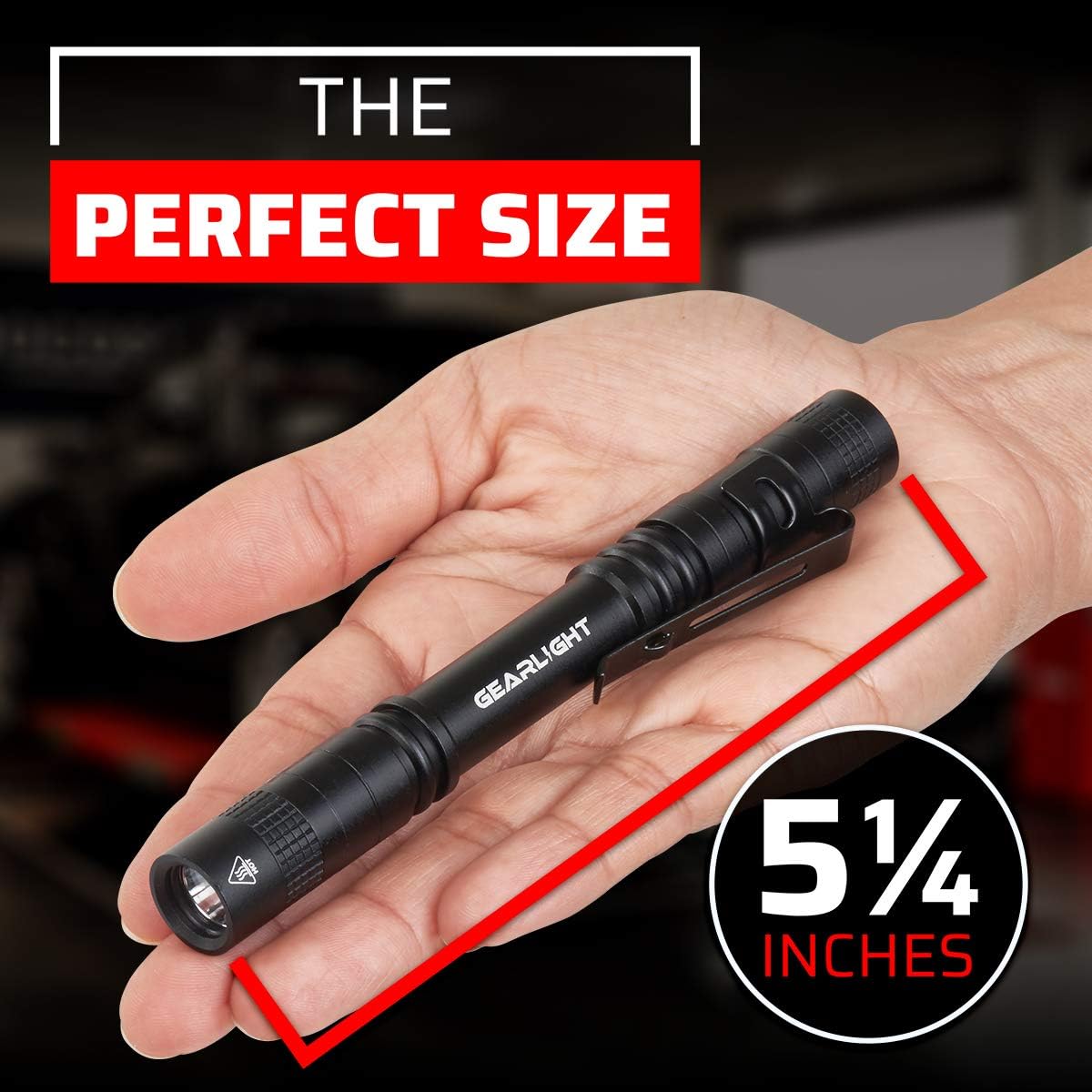 GearLight S100 LED Pocket Pen Light