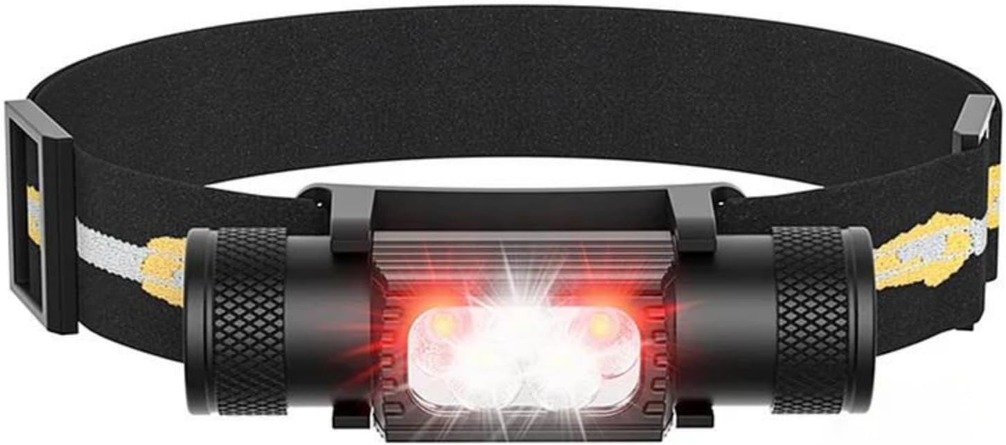 Bright 1200 Lumens - Rechargeable Headlamp for Picnic camping Hiking