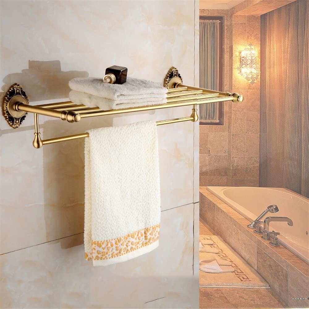 Antique Brass Towel Rack