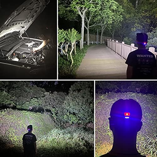 Bright Rechargeable 2000 Lumen COB Headlamp for Outdoor Use