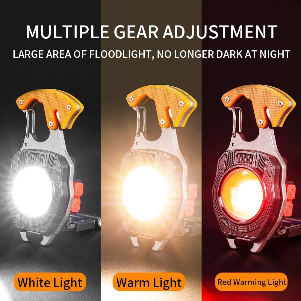 Bright Sparks Rechargeable LED Flashlight Keychain