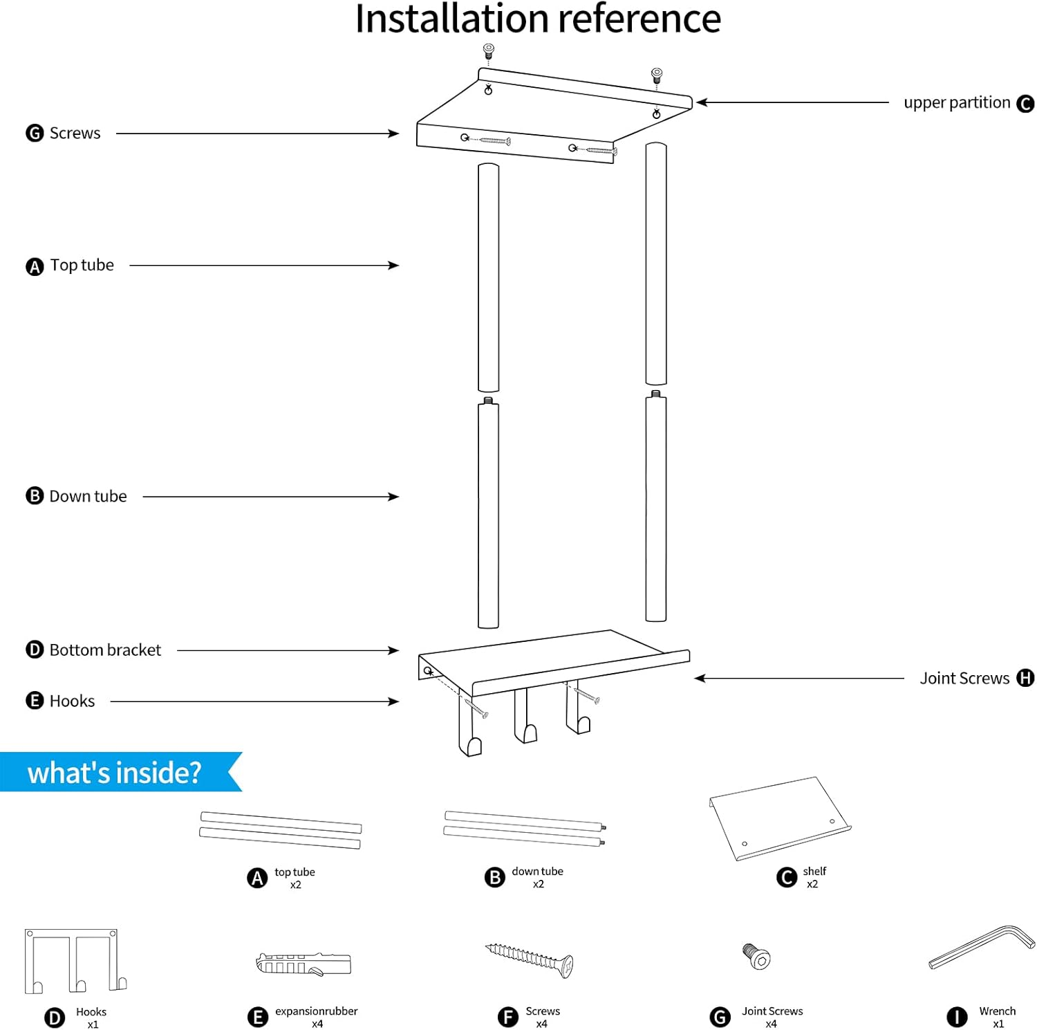 StylishToArray Wall-Mounted Towel Rack Space-Saving Modern Design