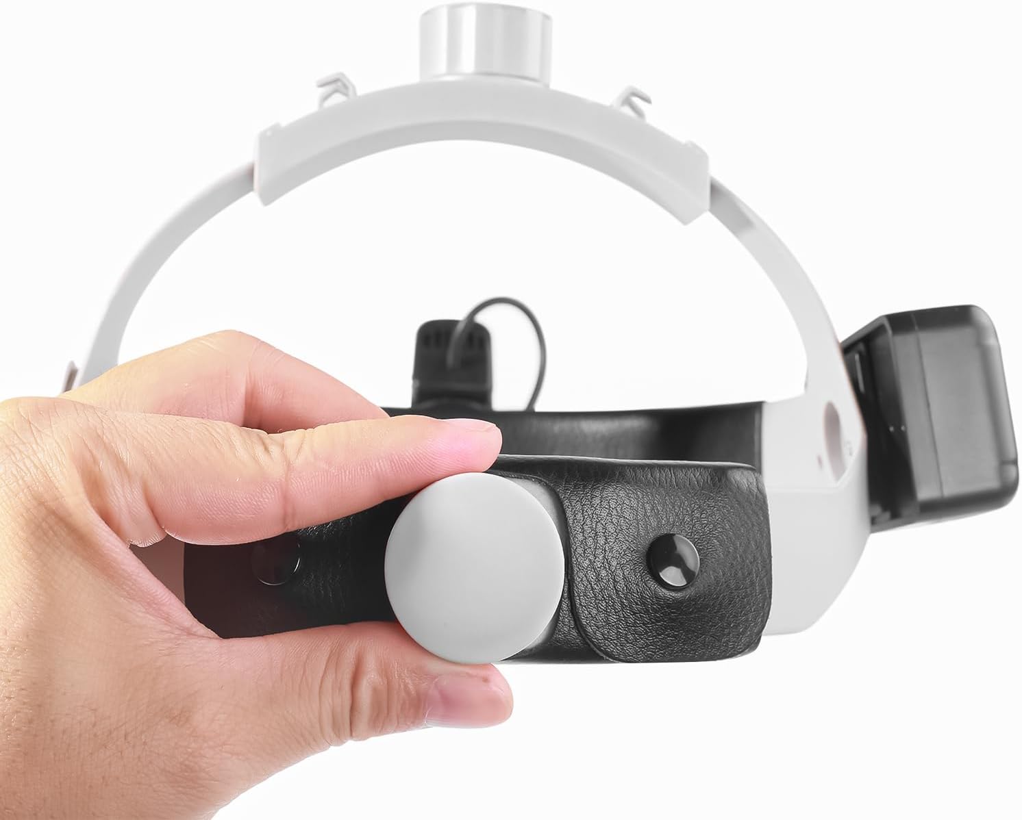 5W LED Headlamp for Loupes with Adjustable Headband and Magnifying Frames