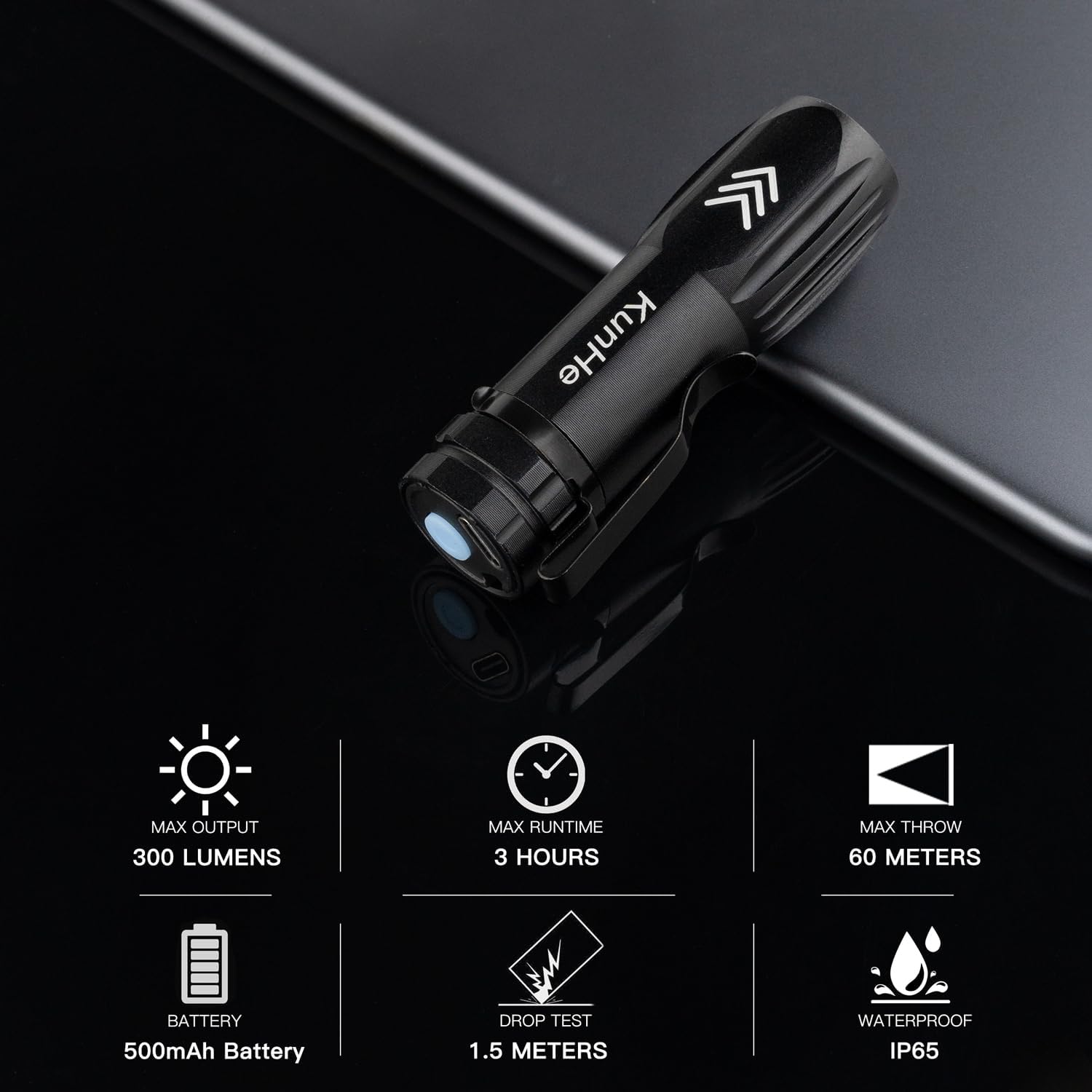 Powerful Portable Rechargeable Flashlight