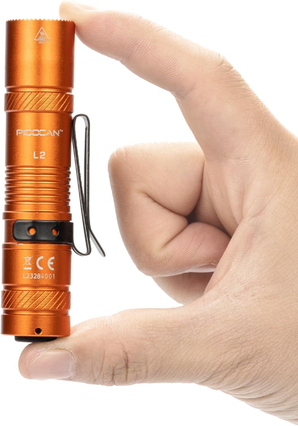 Compact Rechargeable 1200 Lumens EDC Flashlight with 4 Modes