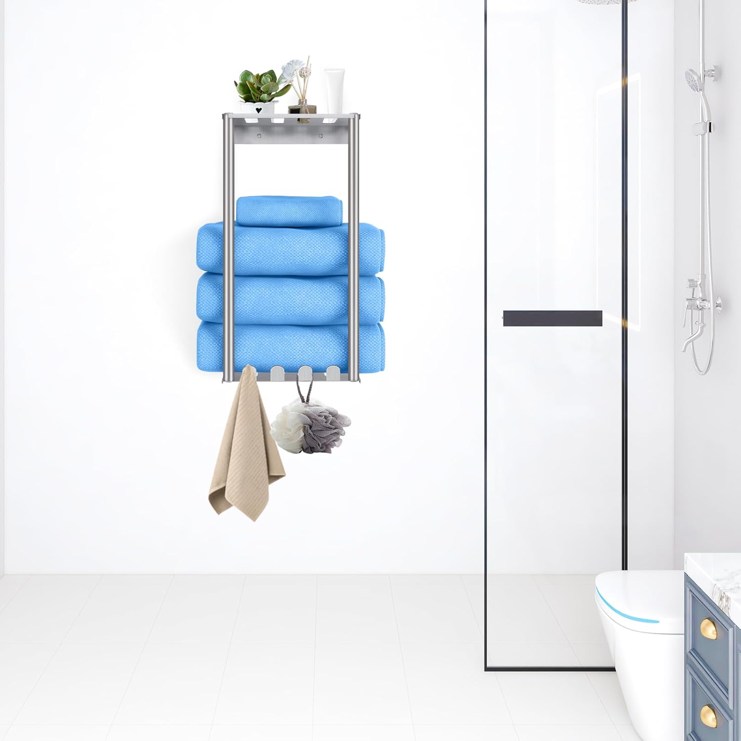 JIAPAIDUO Wall Mounted Towel Rack