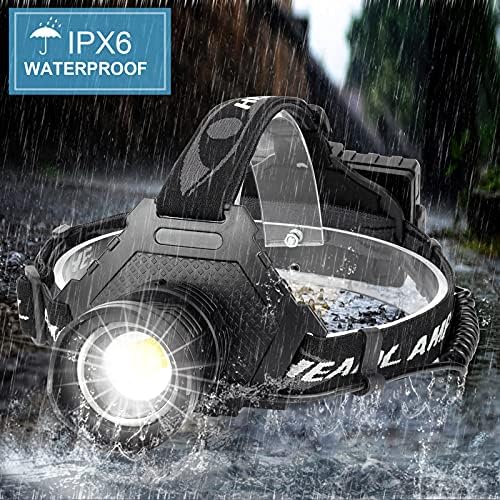 Bud K LED Headlamp USB Rechargeable 90000 Lumen