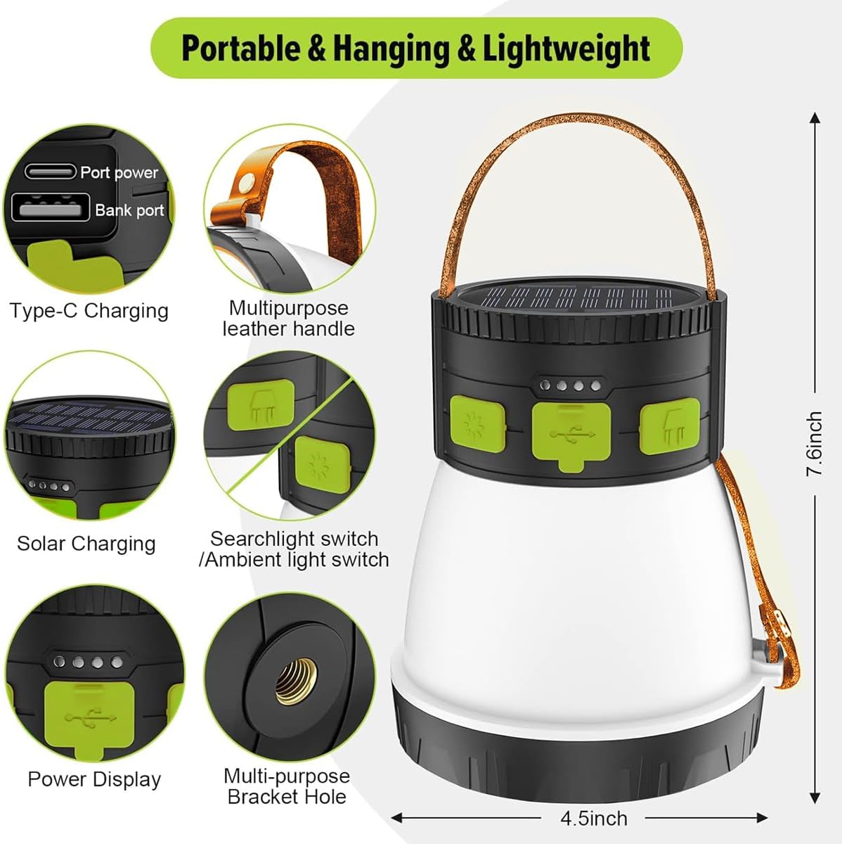 8-in-1 LED Camping Lantern