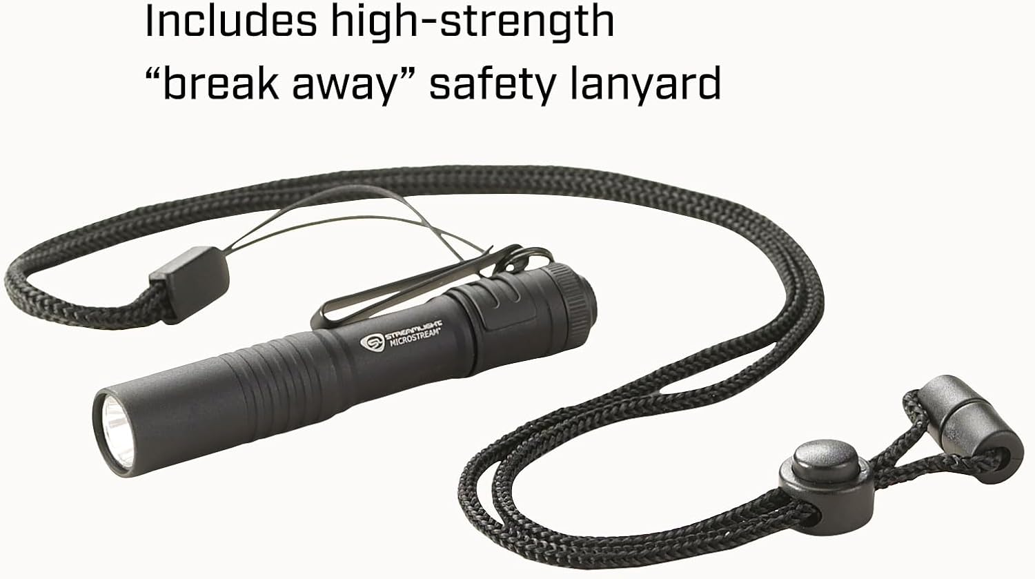 Streamlight MicroStream 45-Lumen Compact EDC Flashlight Made in the USA - Black