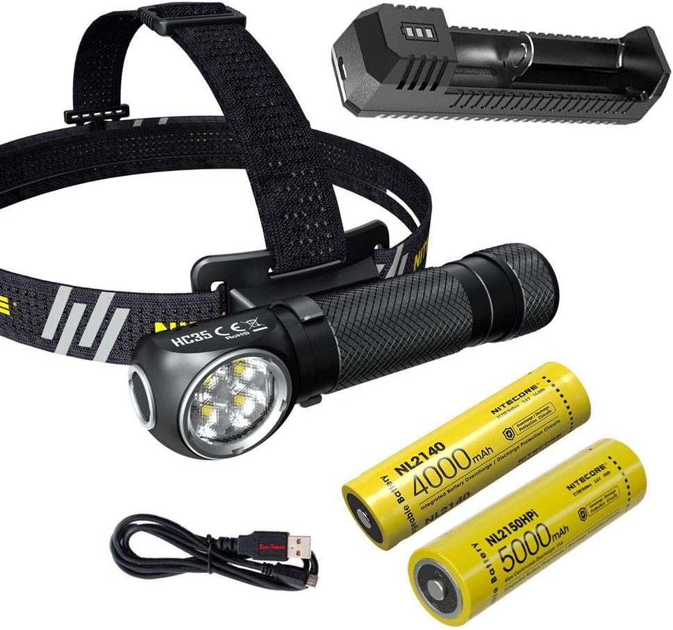Bright Durable Nitecore Headlamp for Hiking Camping