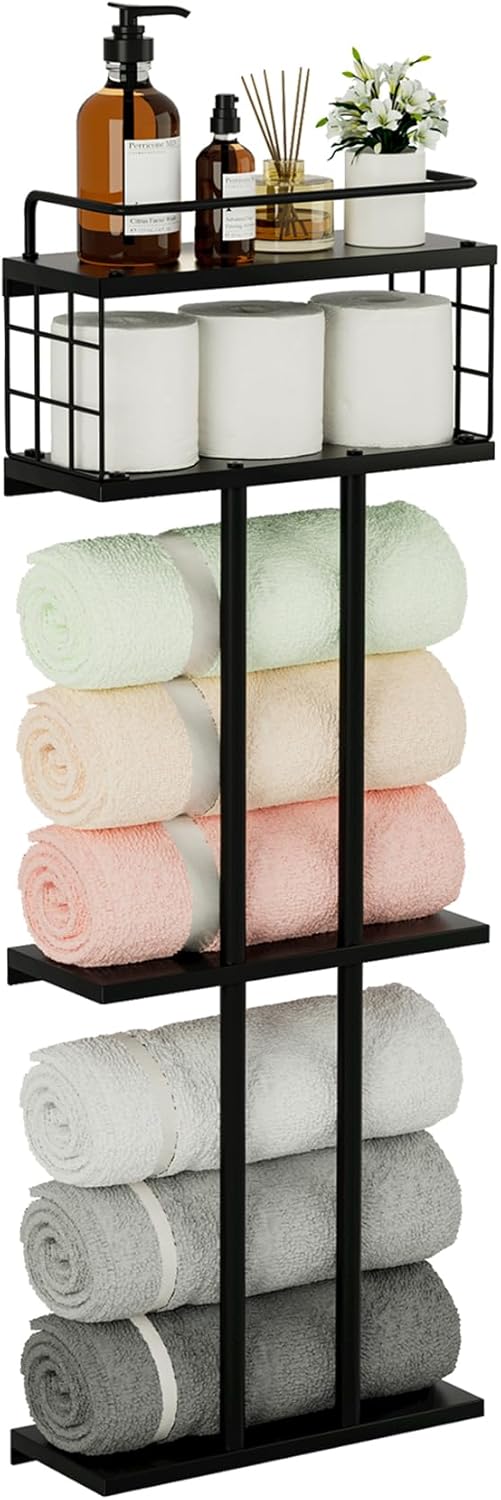 Bath Time Miracle Butlerinas Compact Towel Organizer