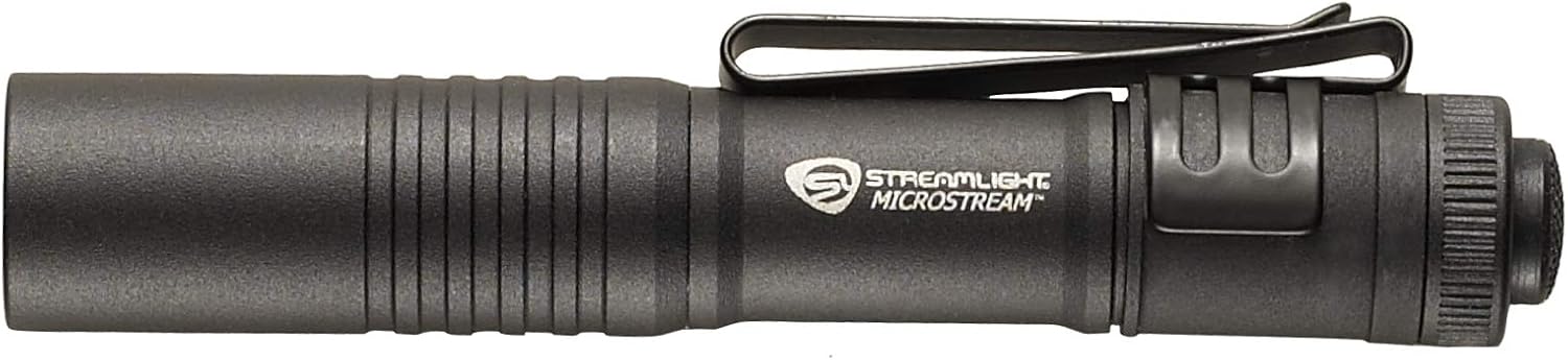 Streamlight MicroStream 45-Lumen Compact EDC Flashlight Made in the USA - Black
