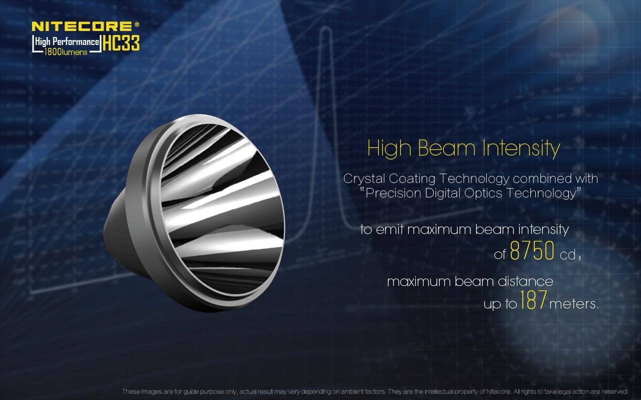 Nitecore Value Bundle HC33 1800 Lumens