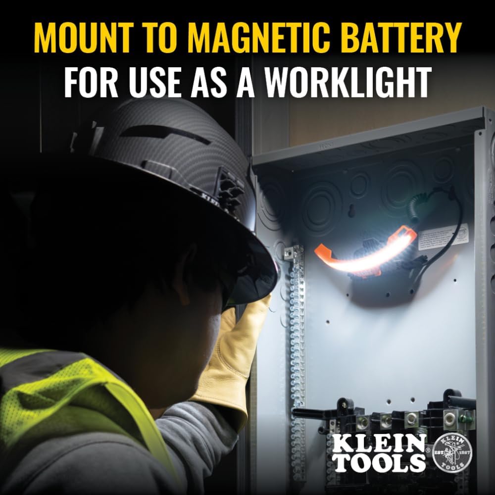 Klein Tools KHH56308 Rechargeable LED Wide-Beam Handheld Headlamp