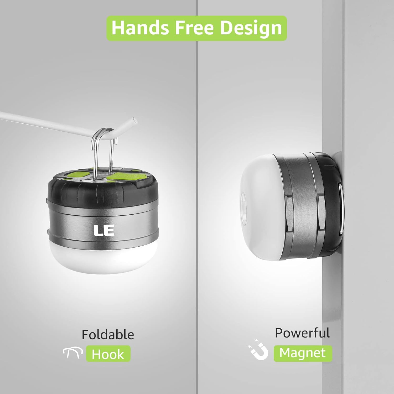 Enhanced LED Camping Lantern - Rechargeable 5 Light Modes