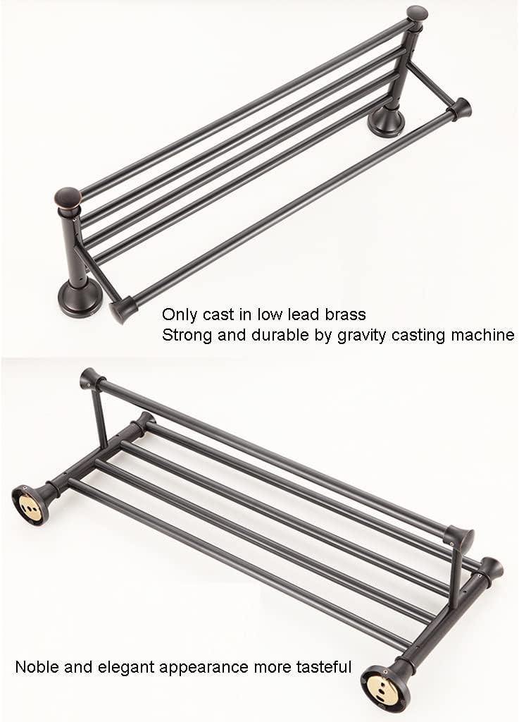 All-Copper Black Towel Rack