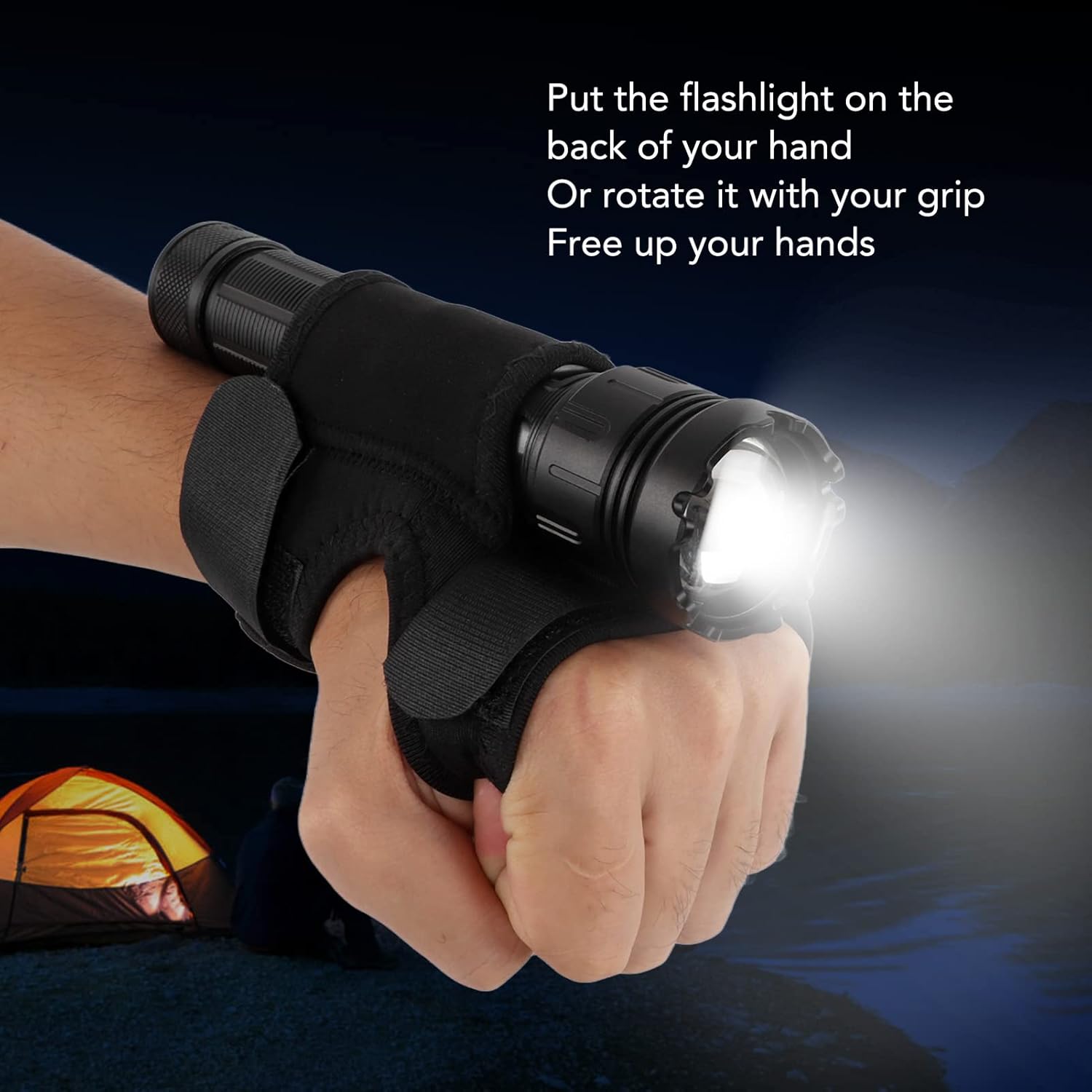 Dive-Ready Hands-Free Flashlight Glove